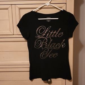 Express Size Small Little Black Tee